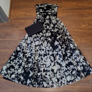 BCBG strapless party dress